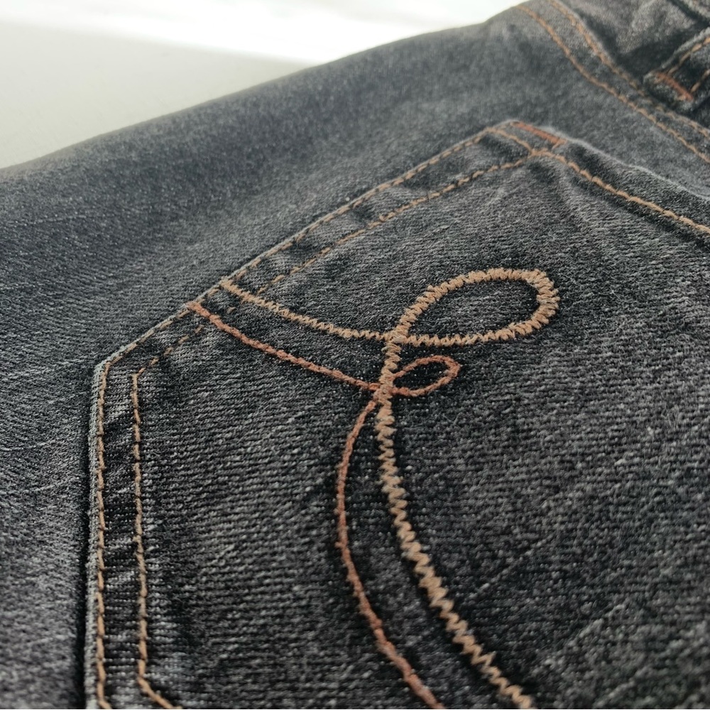 LOFT Original Bootcut Faded Black Jeans - Picture 7 of 9